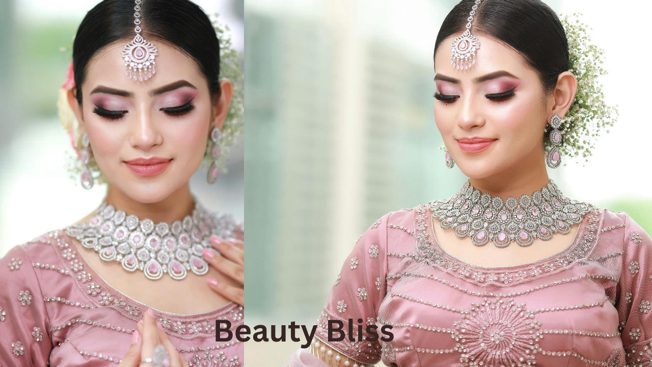 Woman with bold glam makeup look featuring flawless skin and striking eyes.